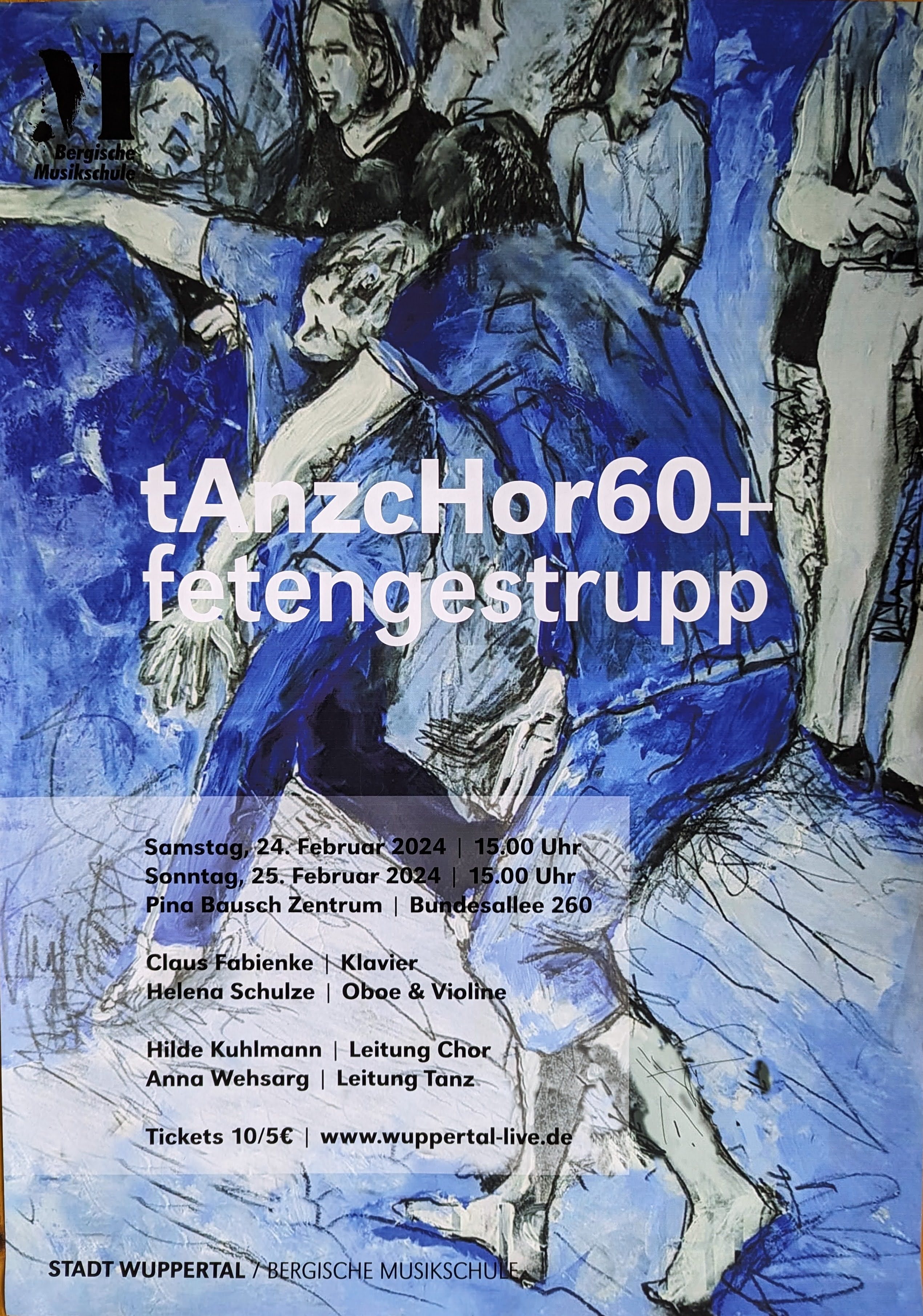 tanzcHor60+ Auftritt "fetengestrupp"